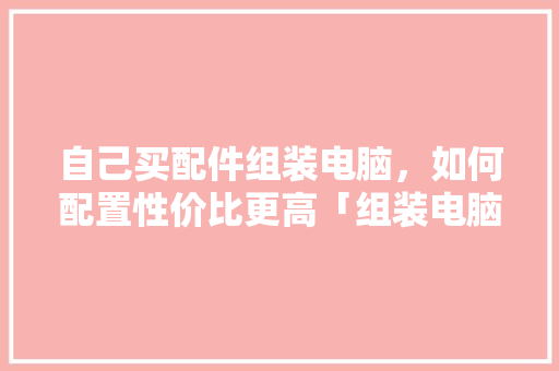 自己买配件组装电脑，如何配置性价比更高「组装电脑怎么看配置均衡器型号」 自己买配件组装电脑，如何配置性价比更高「组装电脑怎么看配置均衡器型号」 编程语言