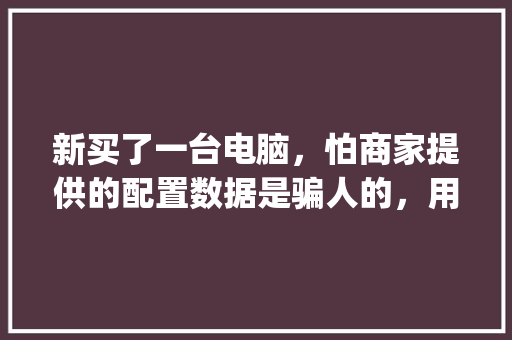 新买了一台电脑,怕商家提供的配置数据是骗人的,用鲁大师能准确检测出电脑硬件配置吗_电脑怎么看配置什么牌子的笔记本 新买了一台电脑,怕商家提供的配置数据是骗人的,用鲁大师能准确检测出电脑硬件配置吗_电脑怎么看配置什么牌子的笔记本
