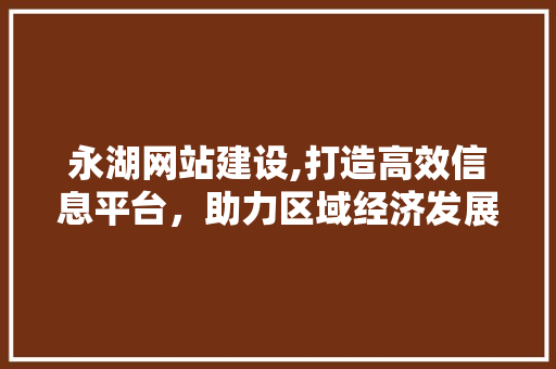 永湖网站建设,打造高效信息平台，助力区域经济发展