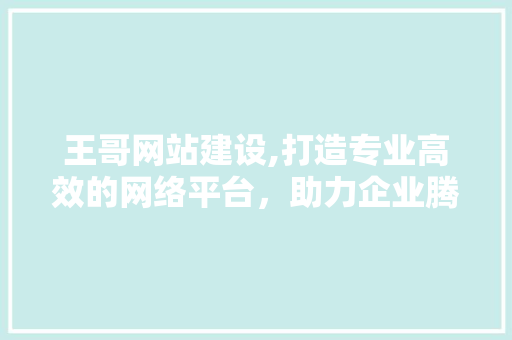 王哥网站建设,打造专业高效的网络平台，助力企业腾飞