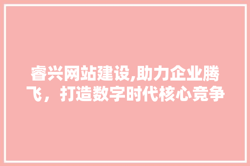 睿兴网站建设,助力企业腾飞，打造数字时代核心竞争力