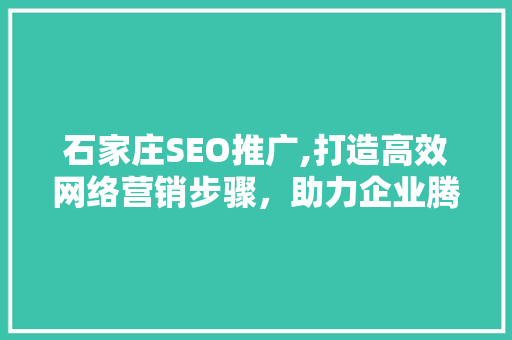 石家庄SEO推广,打造高效网络营销步骤，助力企业腾飞