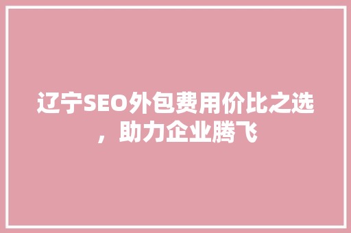 辽宁SEO外包费用价比之选，助力企业腾飞